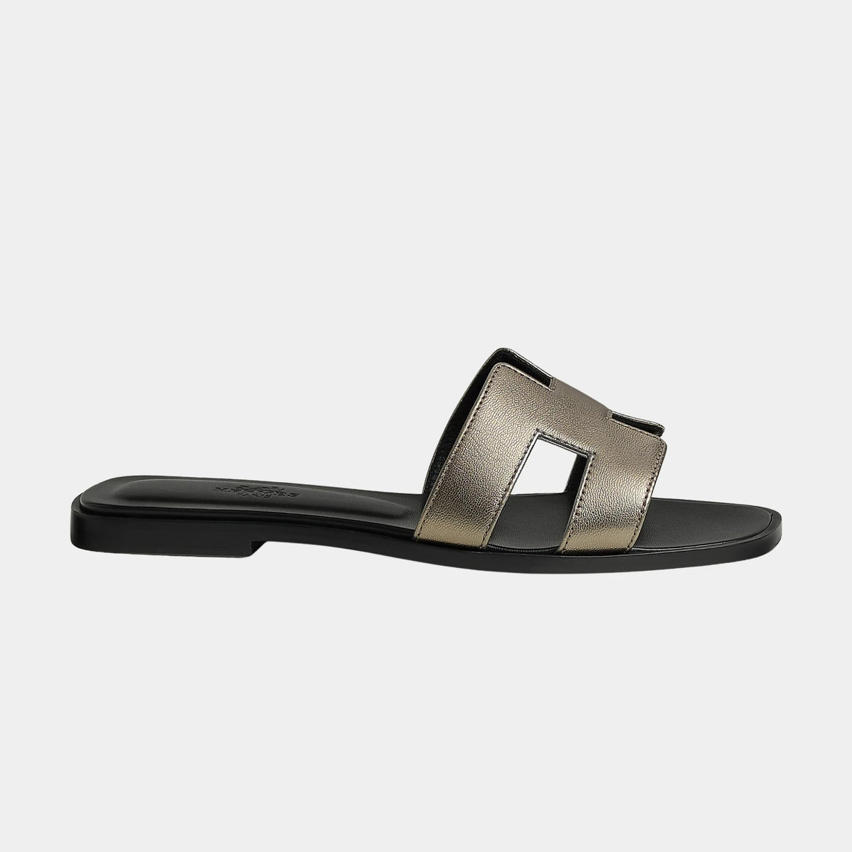 Oran Sandals in Metallic Goatskin
