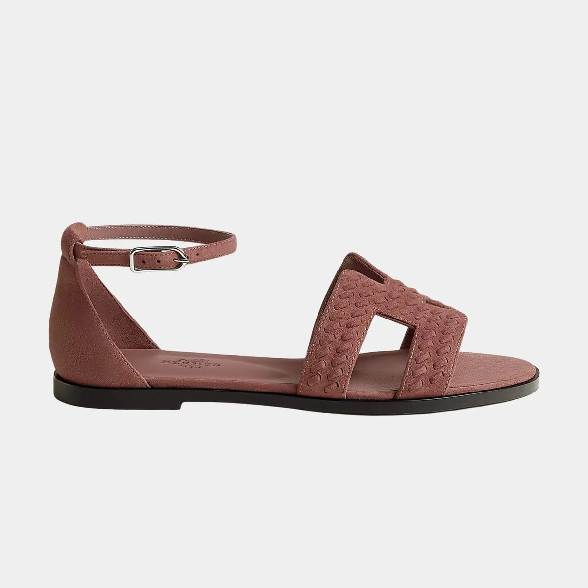Santorini Sandal Braided Suede Goatskin