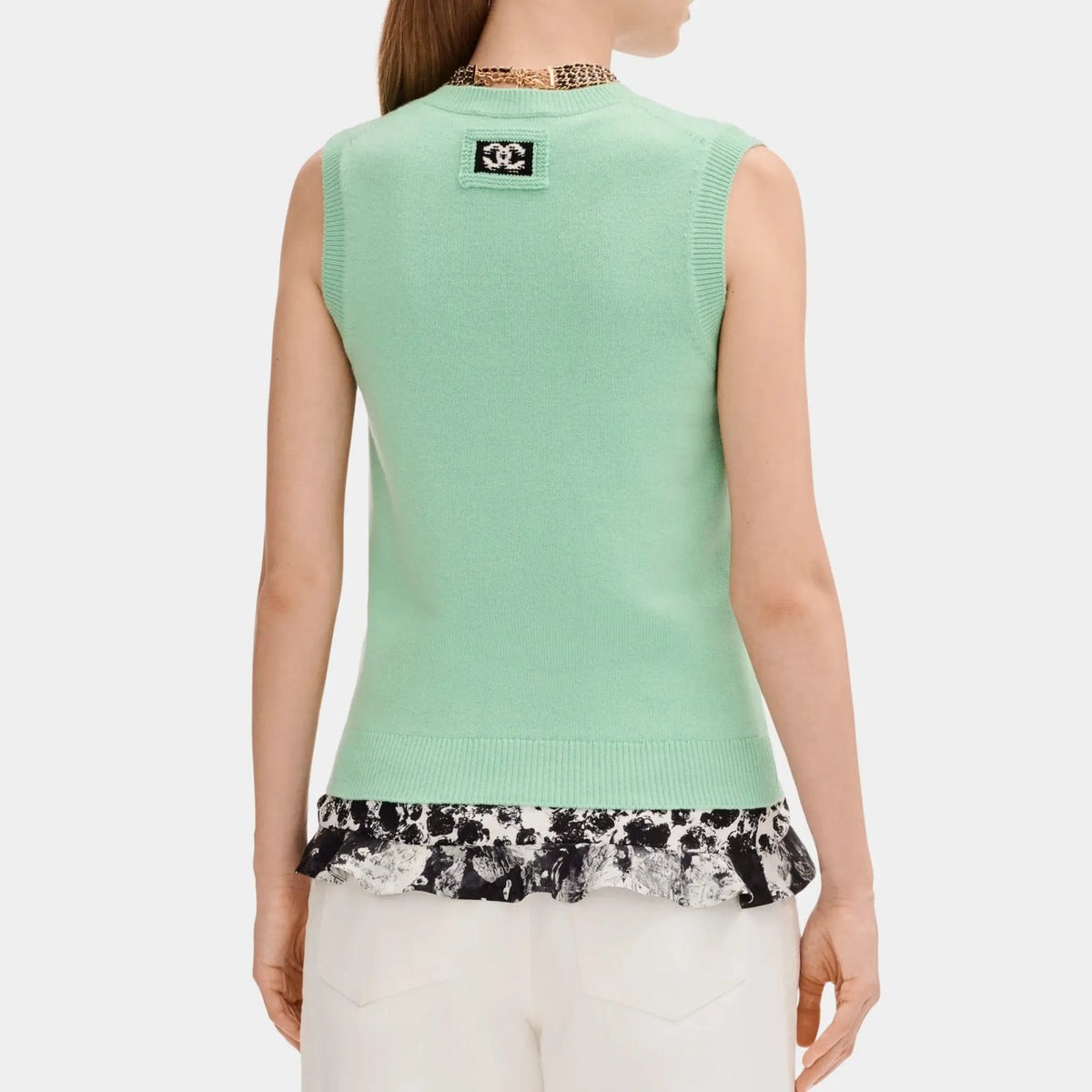 Light Green Sweater in Cashmere