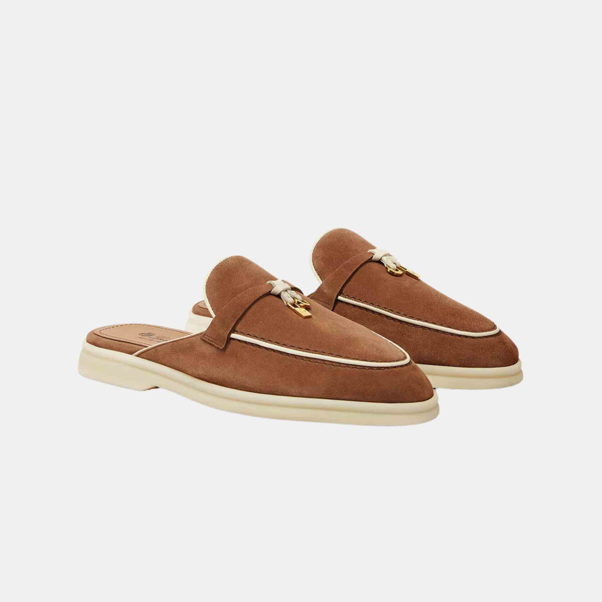 Charms Walk Babouche Loafer With Leather Piping