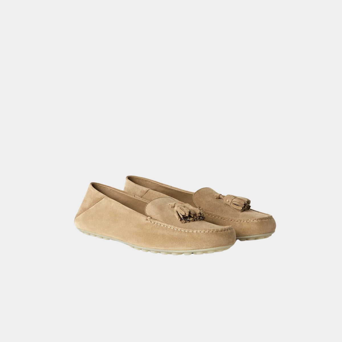 Dot Sole Walk Loafer Suede Goatskin