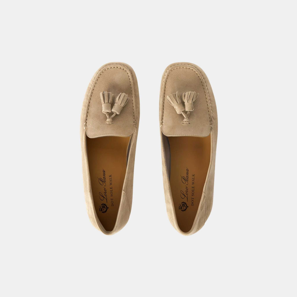 Dot Sole Walk Loafer Suede Goatskin