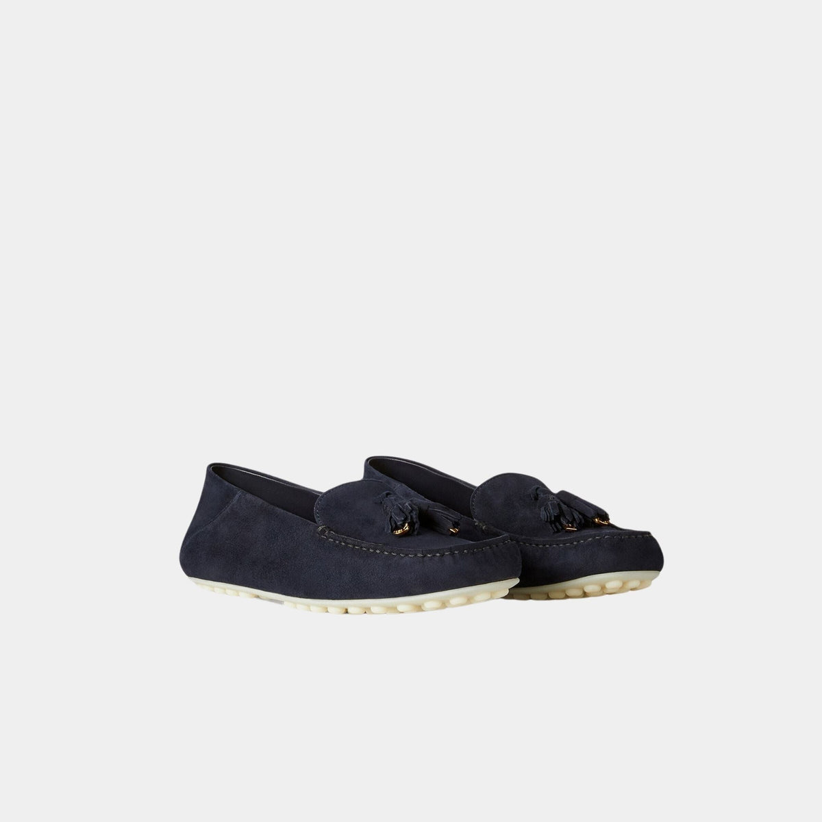 Dot Sole Walk Suede Goatskin Loafer