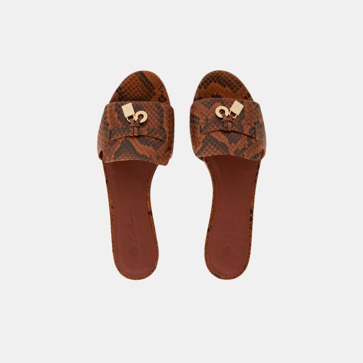 Summer Charms Sandal Matte Python Leather