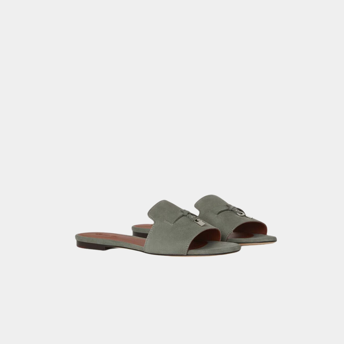 Summer Charms Sandal Suede Goatskin Flats