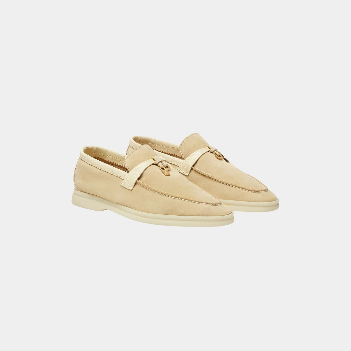 Summer Charms Walk Loafer Suede with Alligator Skin