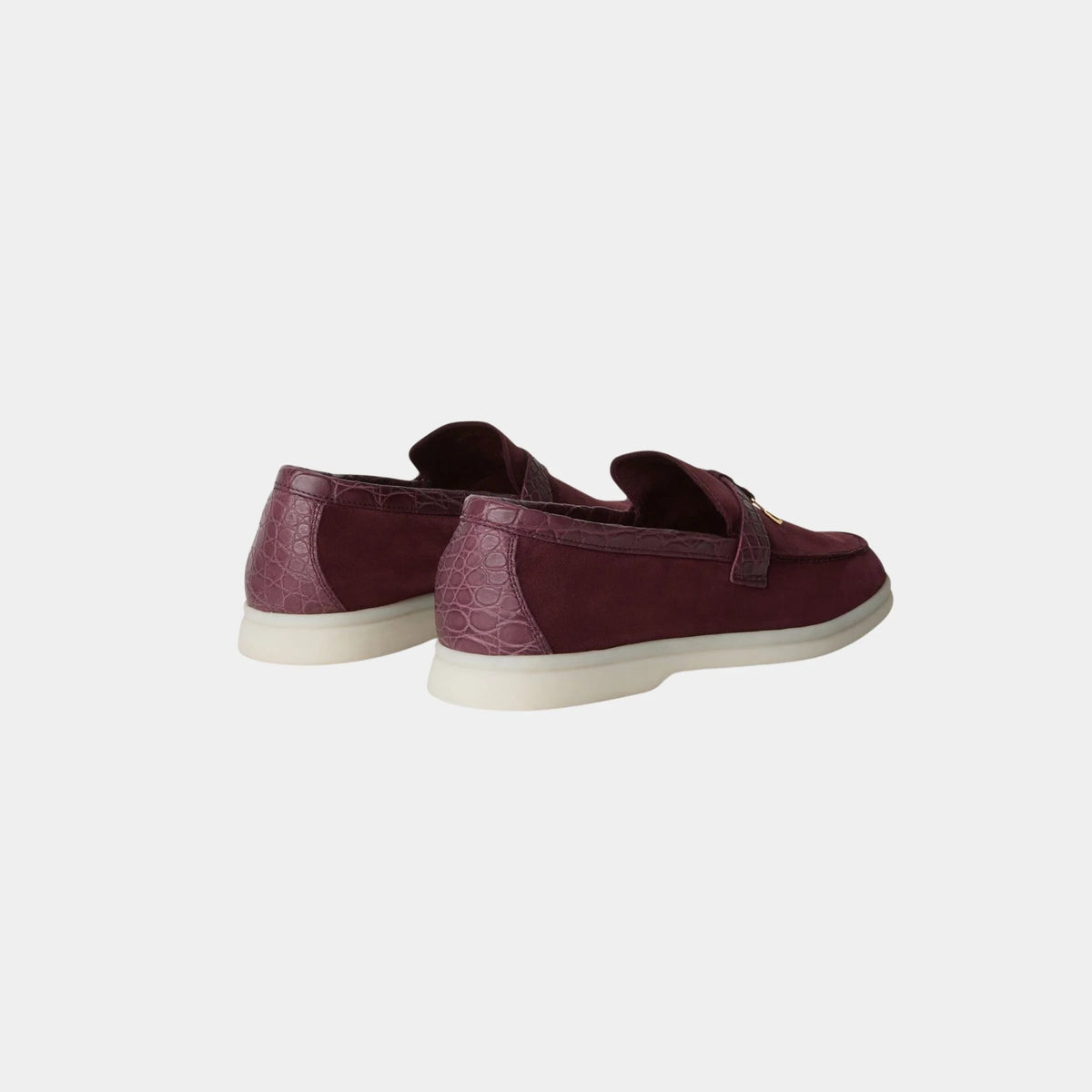 Summer Charms Walk Loafer Suede with Caiman Skin