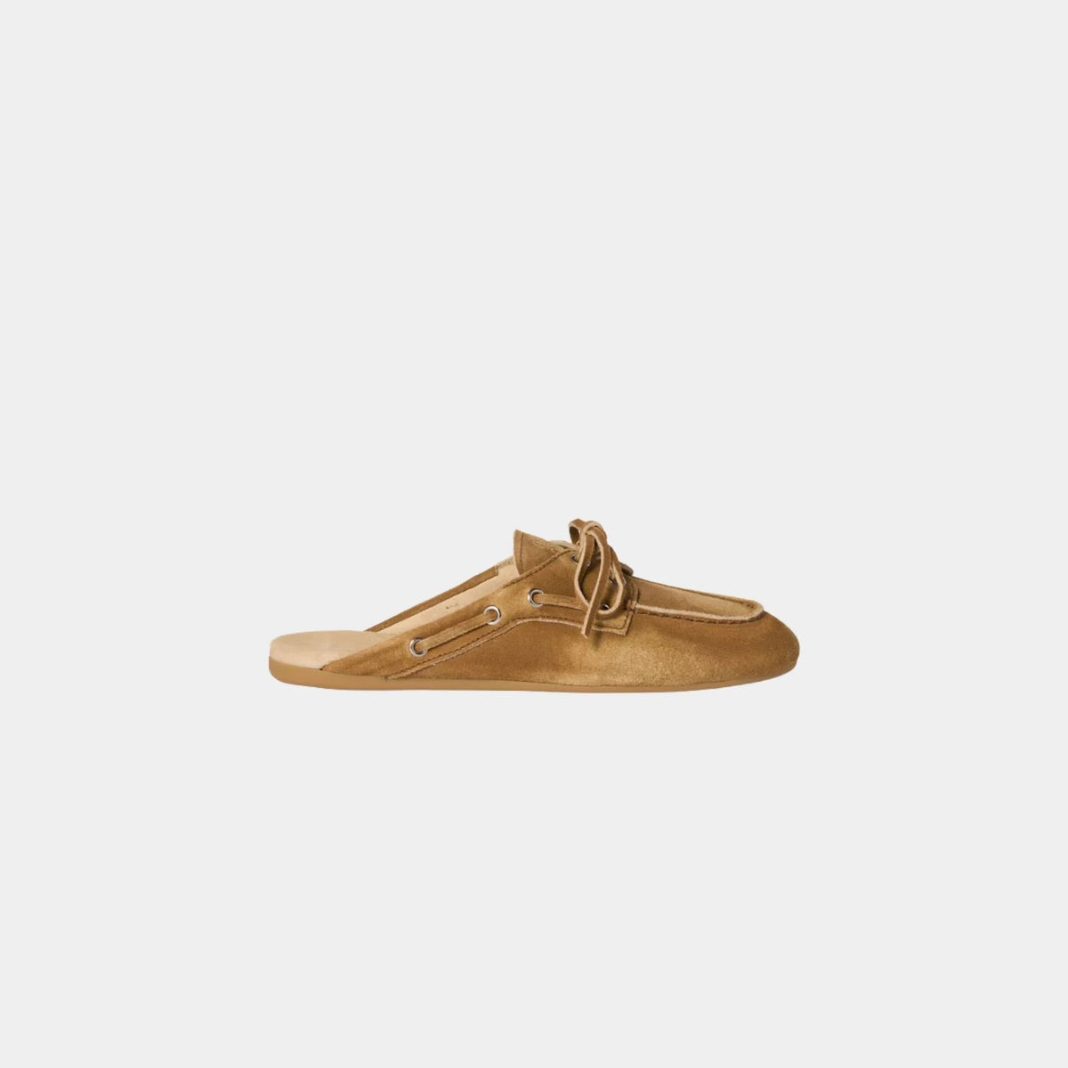 Faded Suede Mules