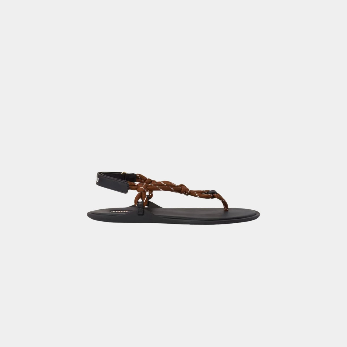 Riviere Cord and Leather Sandals