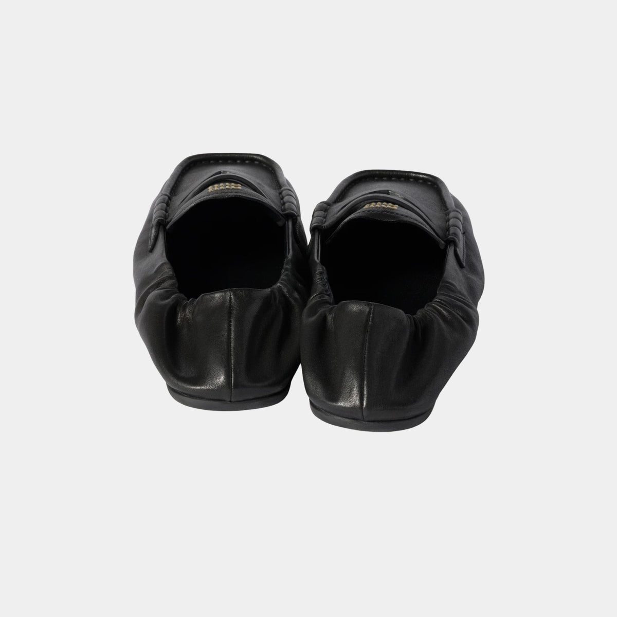 Ruches Nappa Leather Loafers