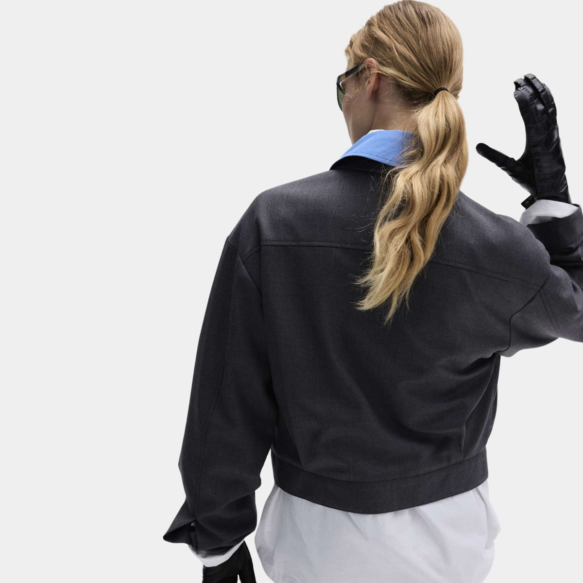 Single Breasted Gabardine Jacket