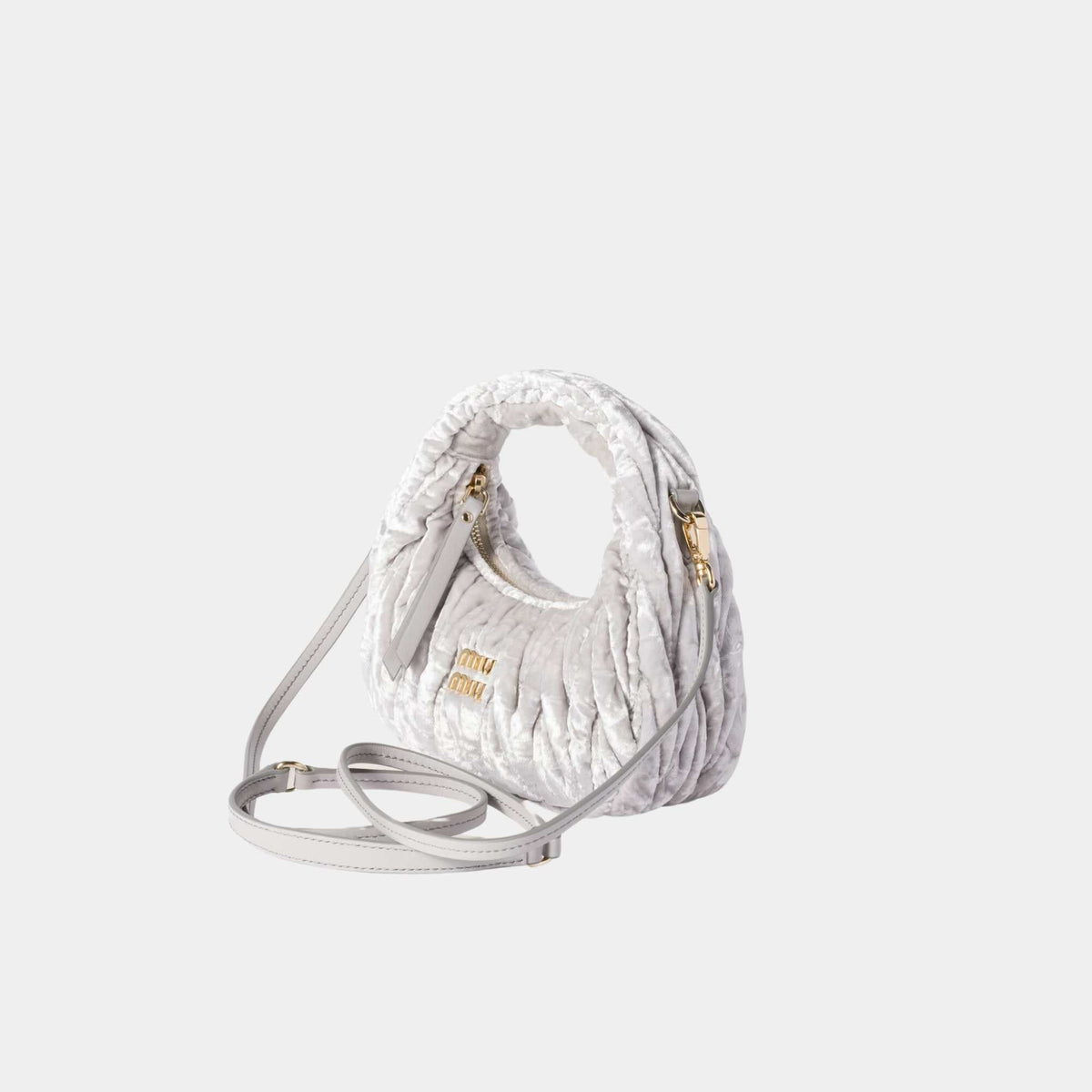 Wander Velvet Hobo Mini Bag
