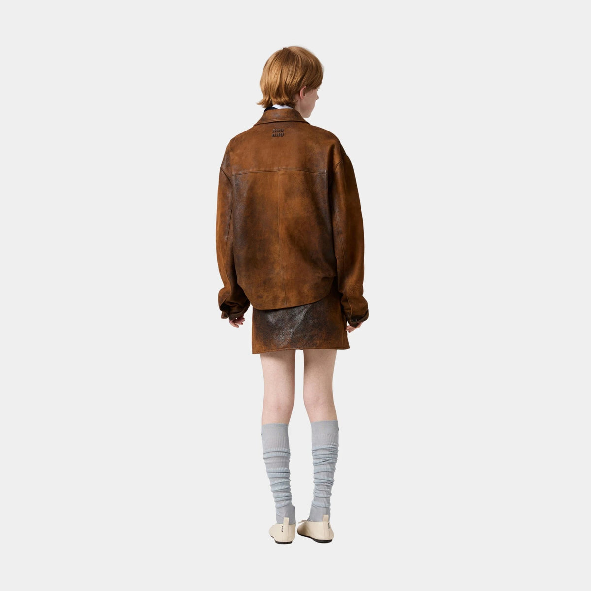 Waxed Suede Leather Jacket