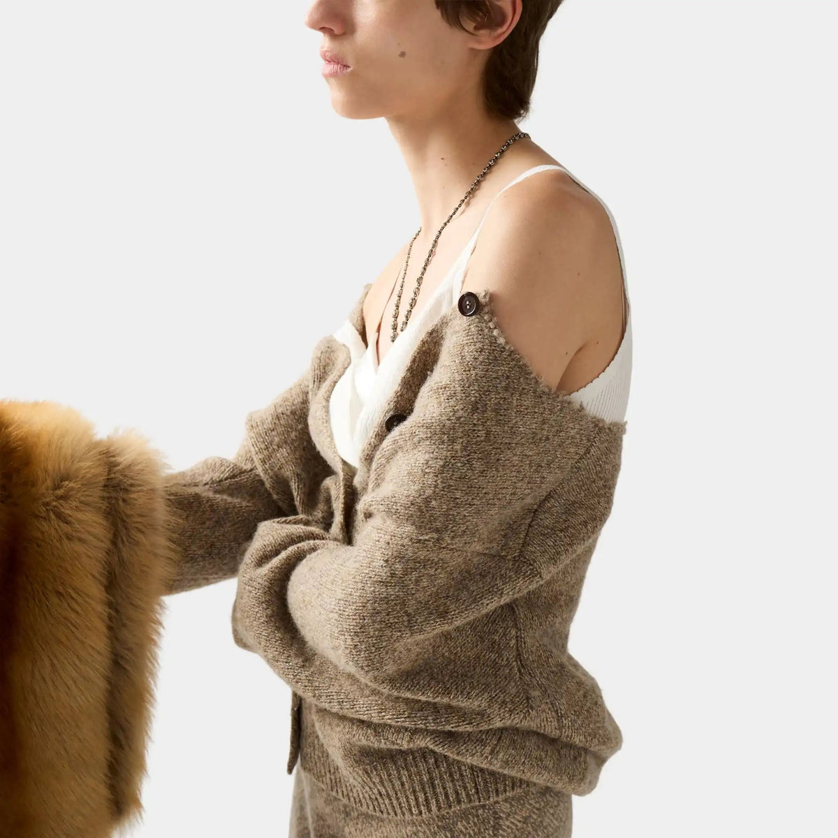 Wool Knit Cardigan