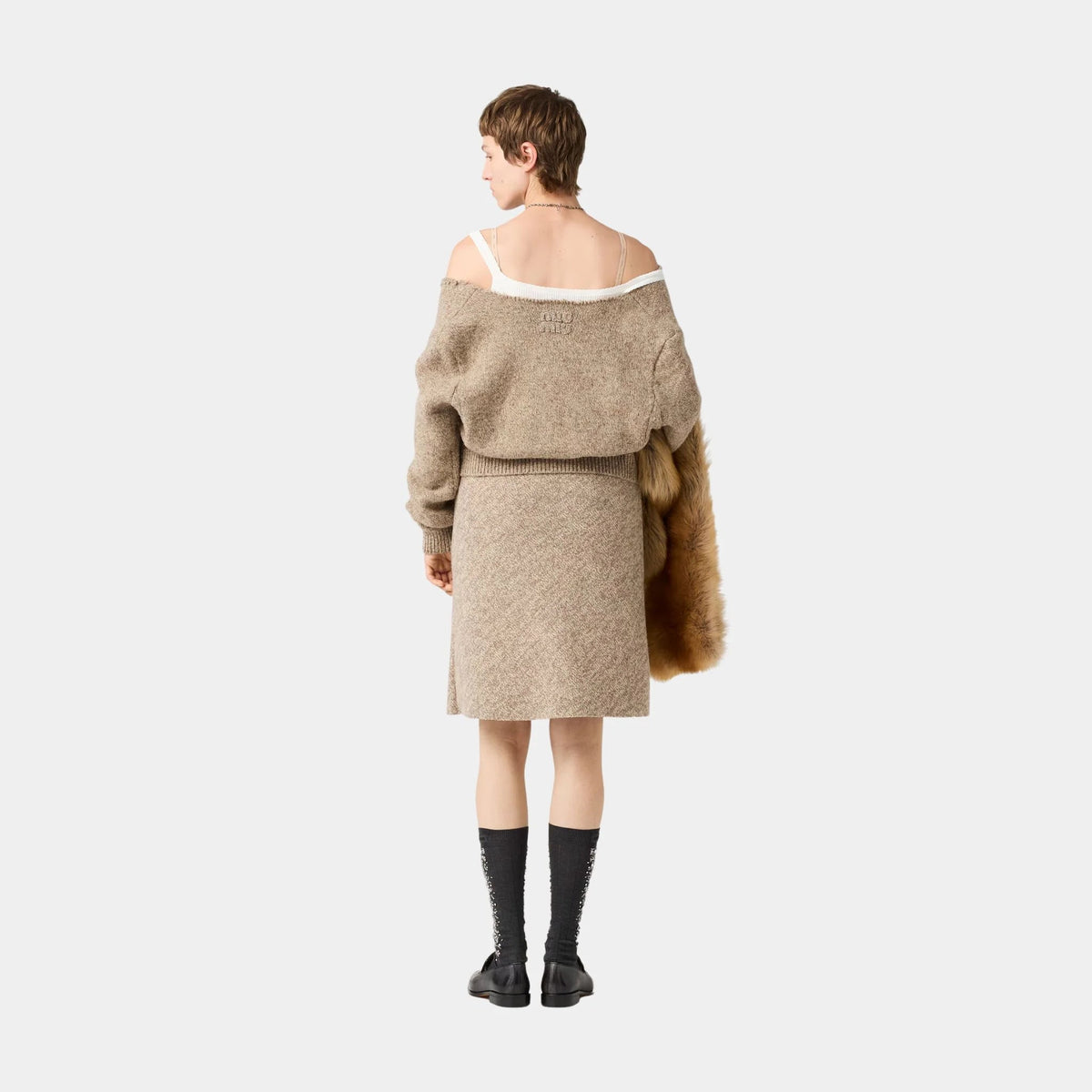 Wool Knit Skirt