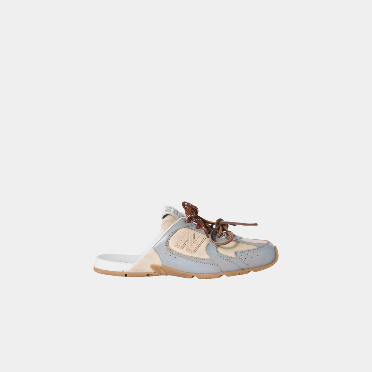 New Balance X Miu Miu 530 SL Deco Calf Leather Mules