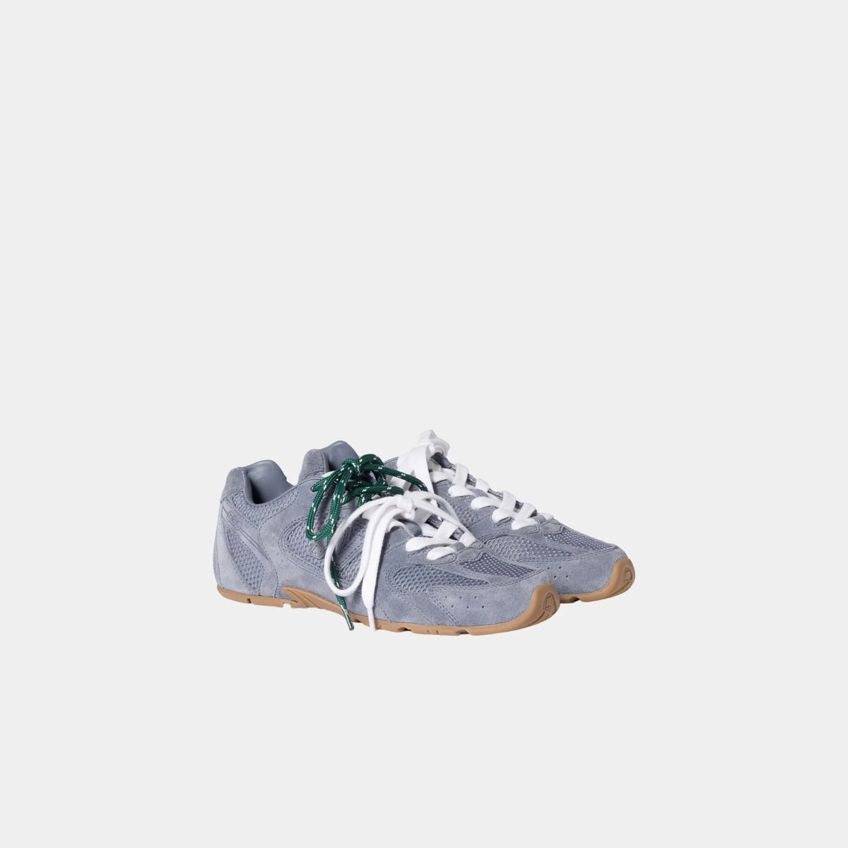 New Balance X Miu Miu 530 SL Suede and Mesh Sneakers