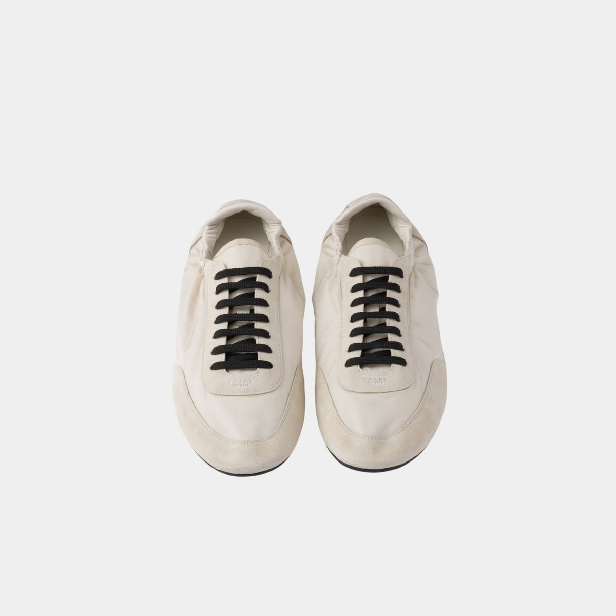 Collapse Re-Nylon And Suede Sneakers
