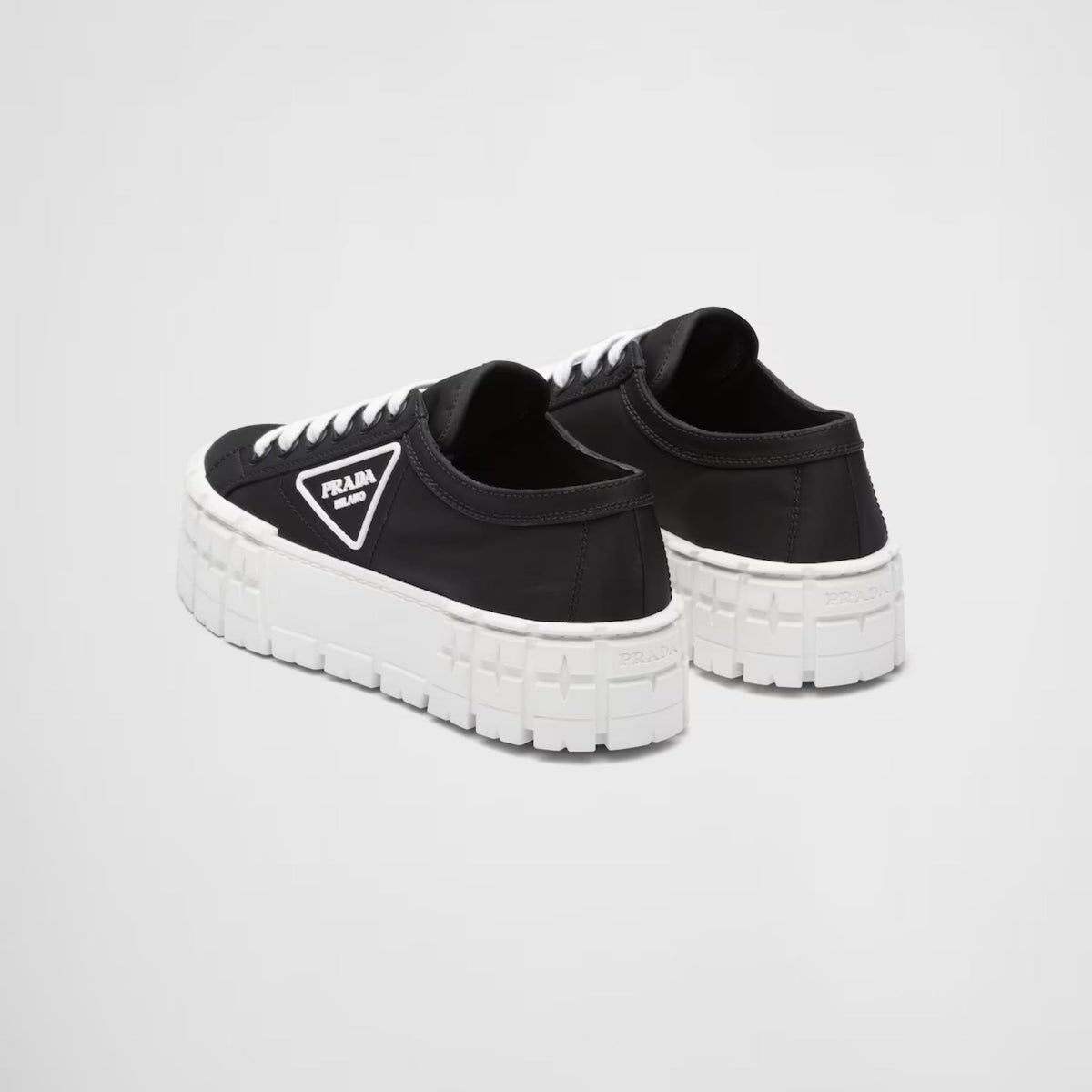 Double Wheel Re-Nylon Gabardine Sneakers
