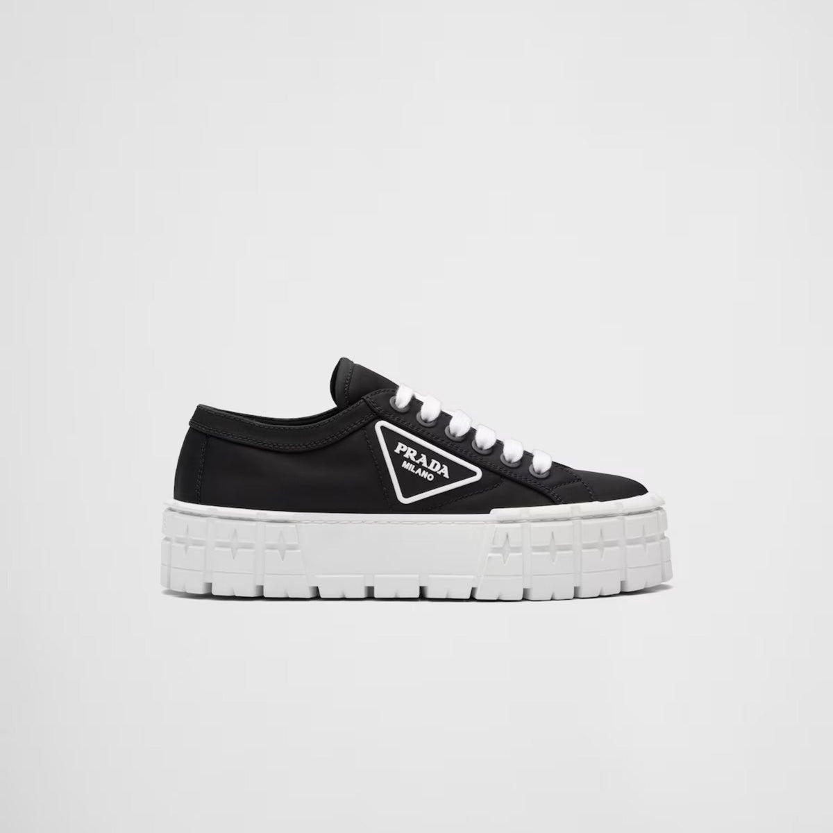 Double Wheel Re-Nylon Gabardine Sneakers