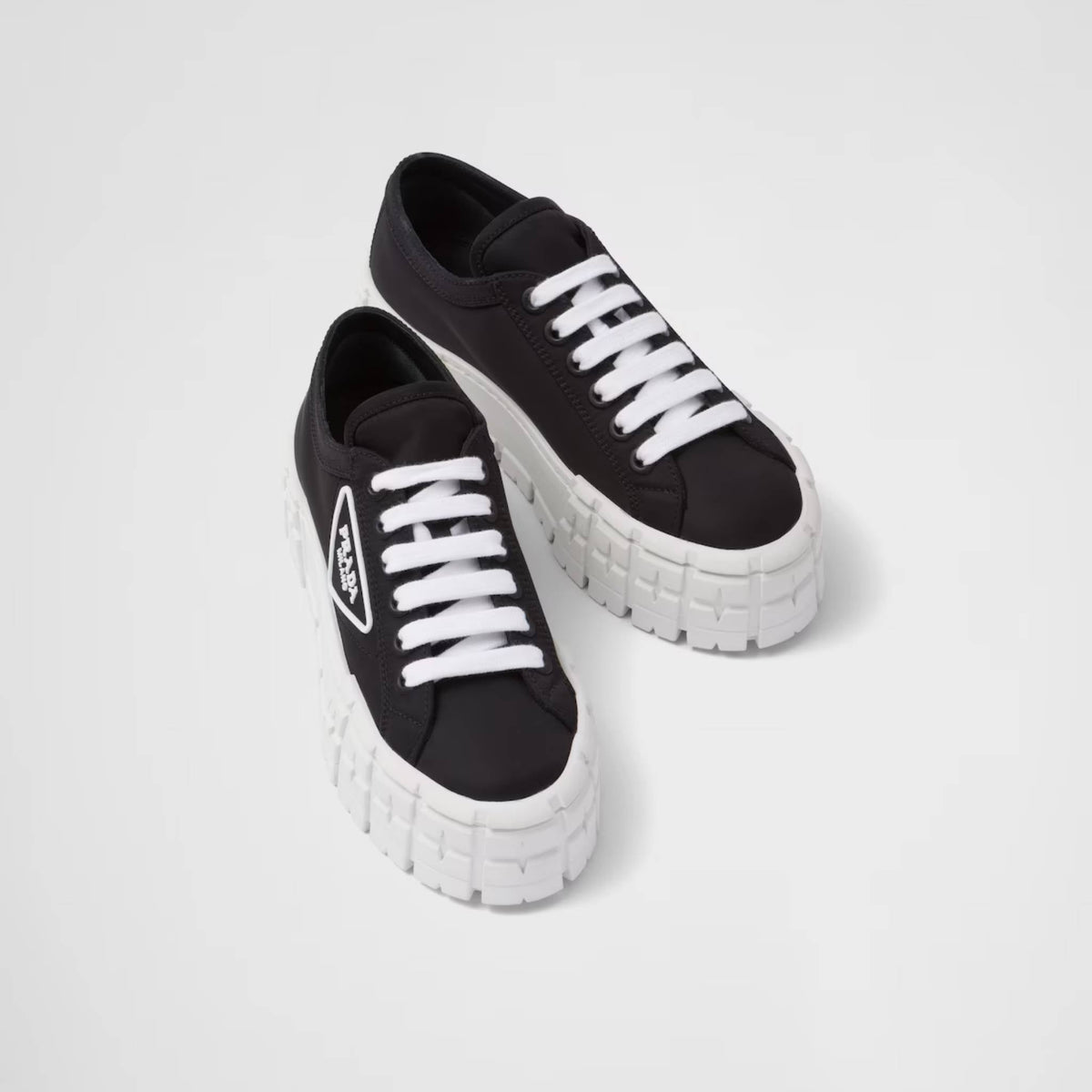 Double Wheel Re-Nylon Gabardine Sneakers