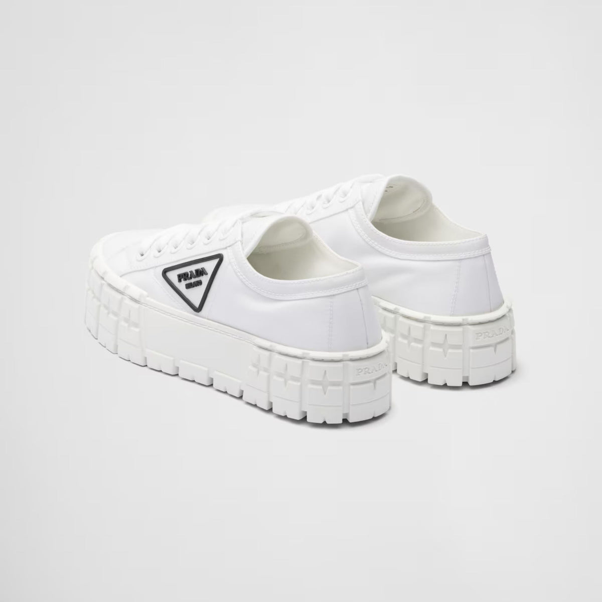 Double Wheel Re-Nylon Gabardine Sneakers