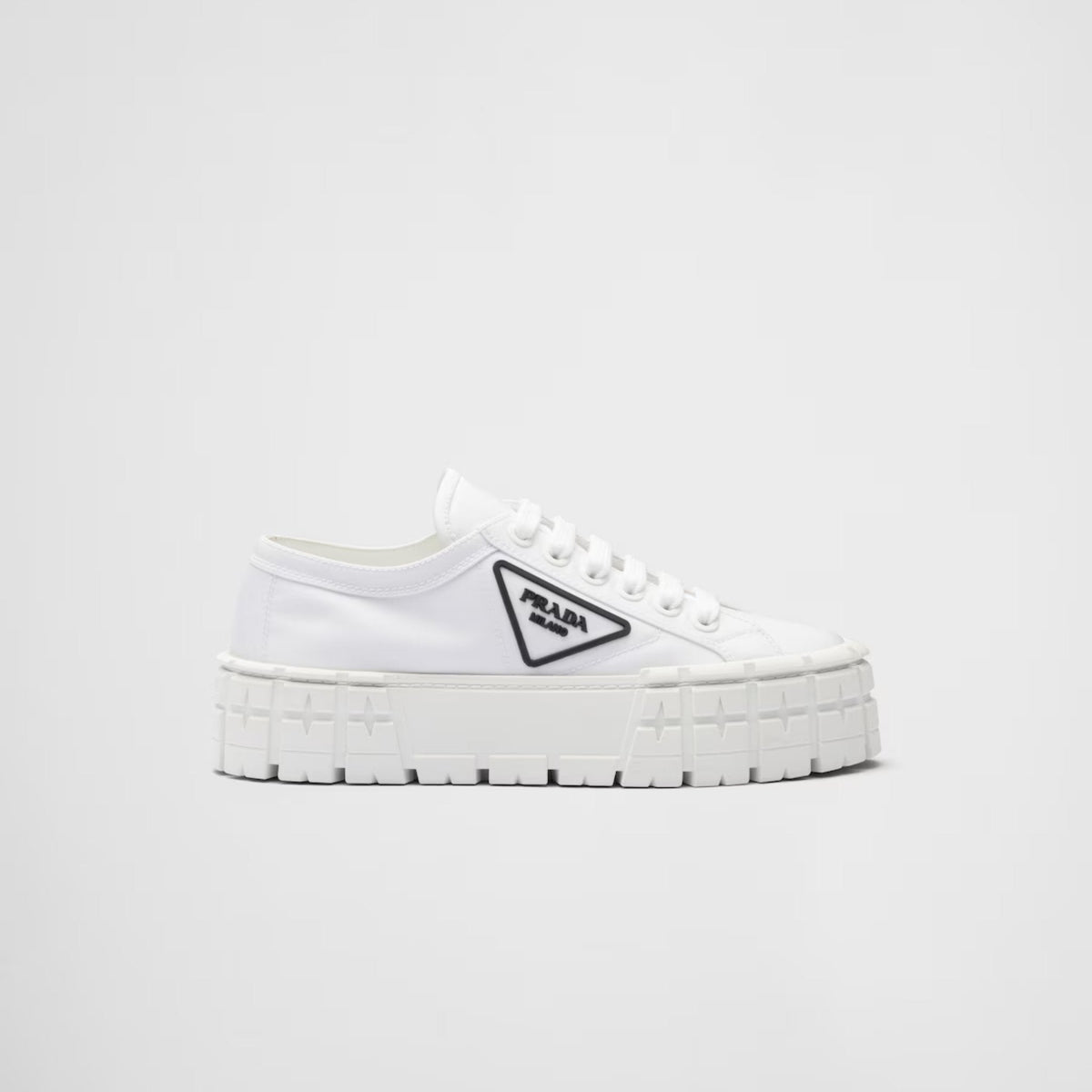Double Wheel Re-Nylon Gabardine Sneakers