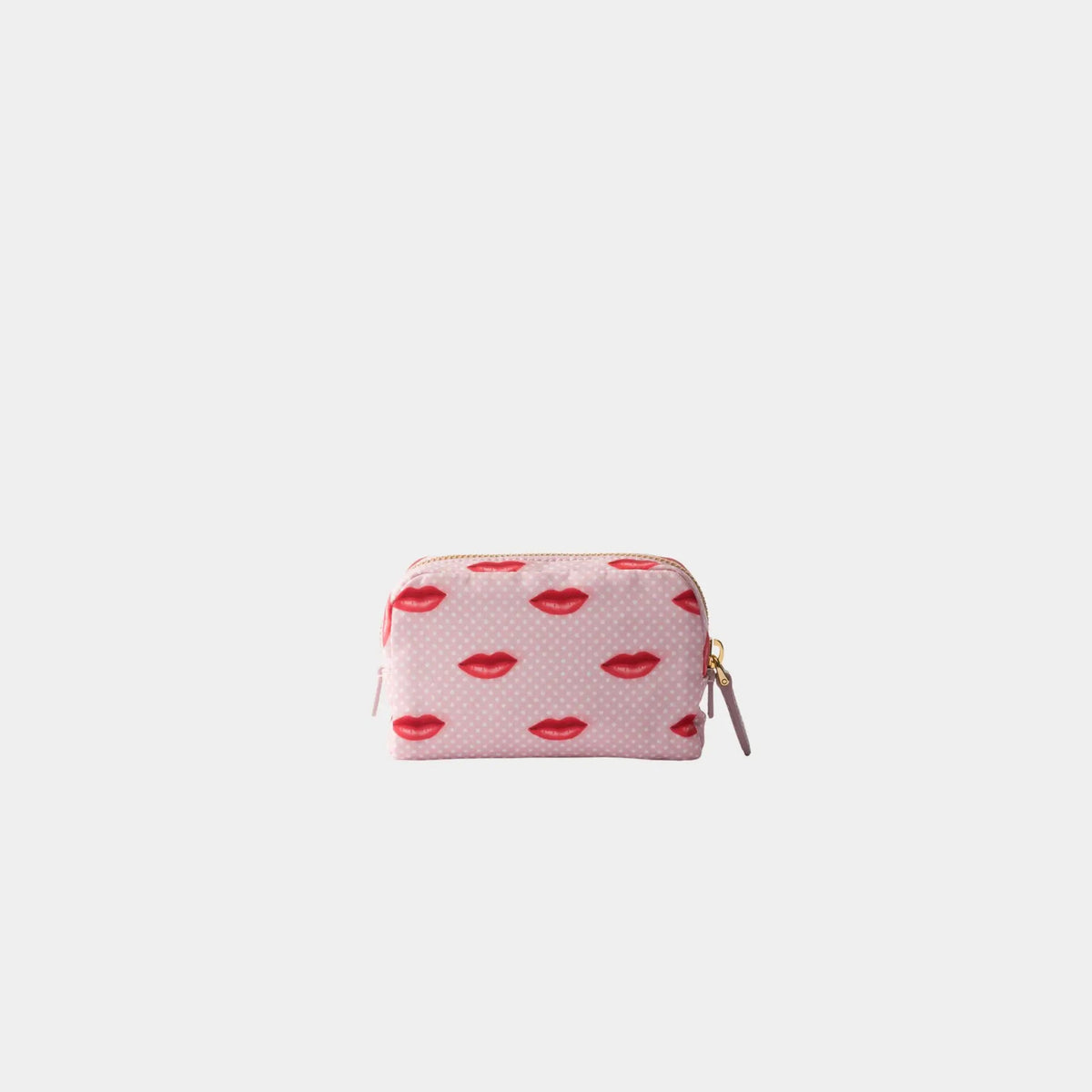 Lipstick Printed Re-Nylon pouch