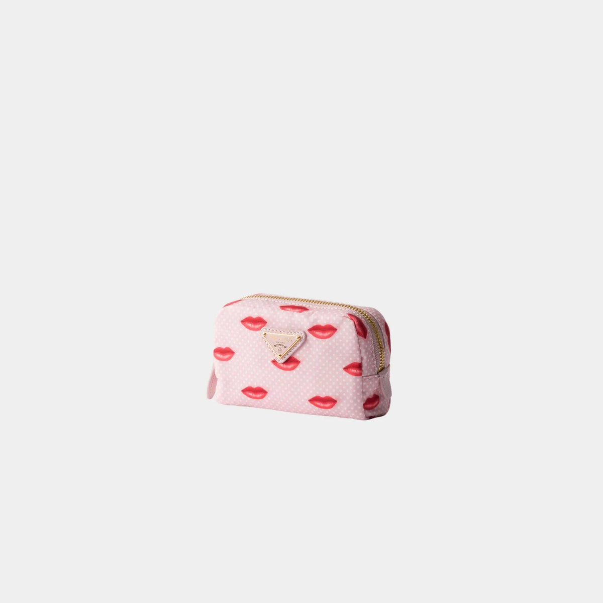 Lipstick Printed Re-Nylon pouch