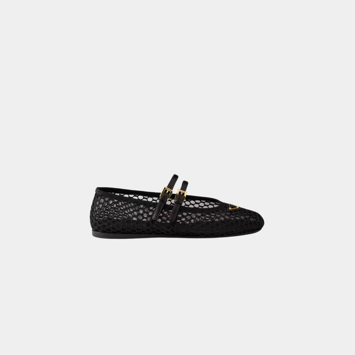 Mesh Fabric Ballerinas