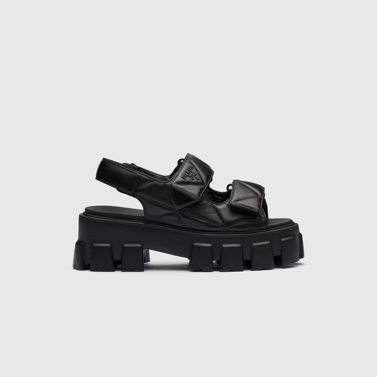 Monolith Nappa Lambskin Leather Sandals