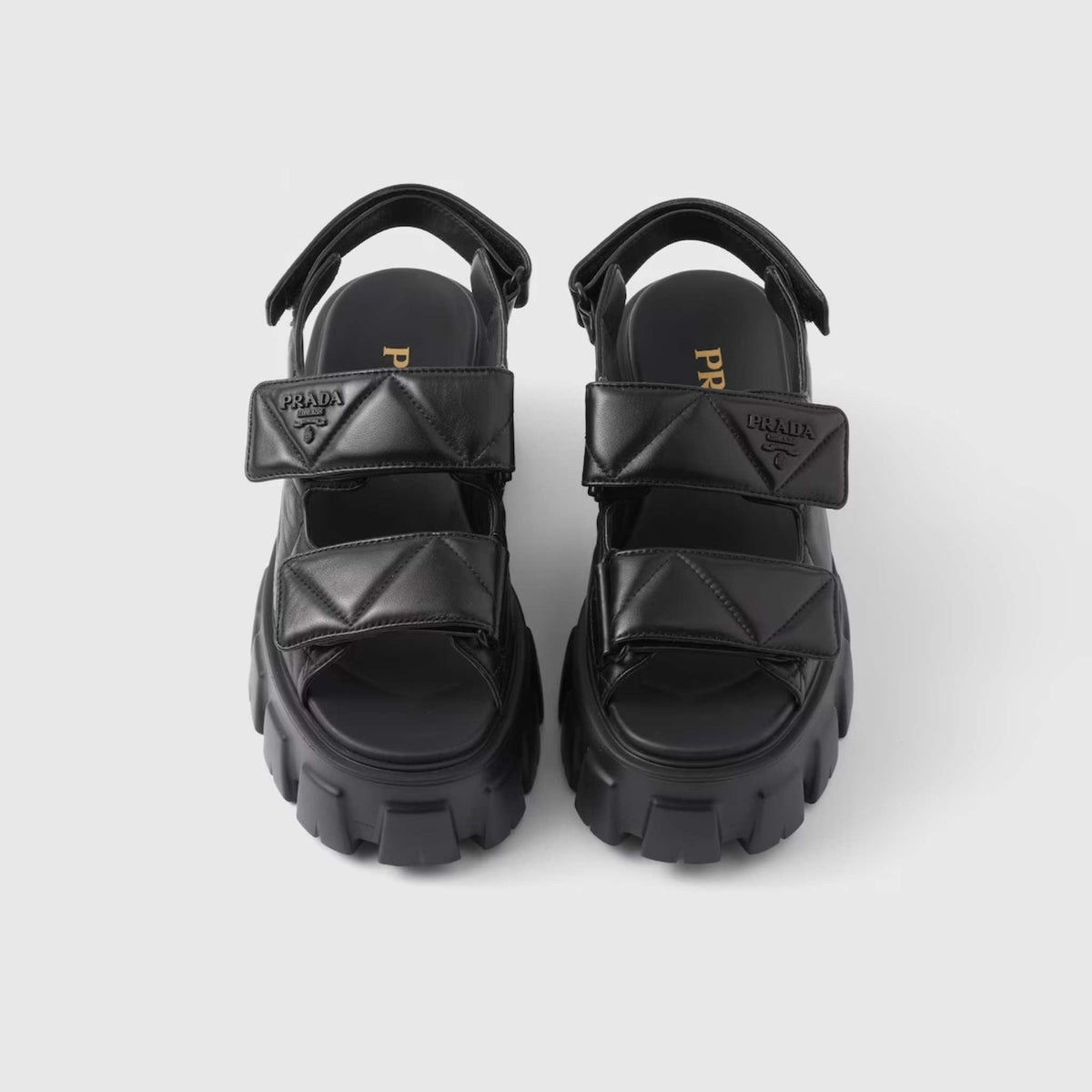 Monolith Nappa Lambskin Leather Sandals