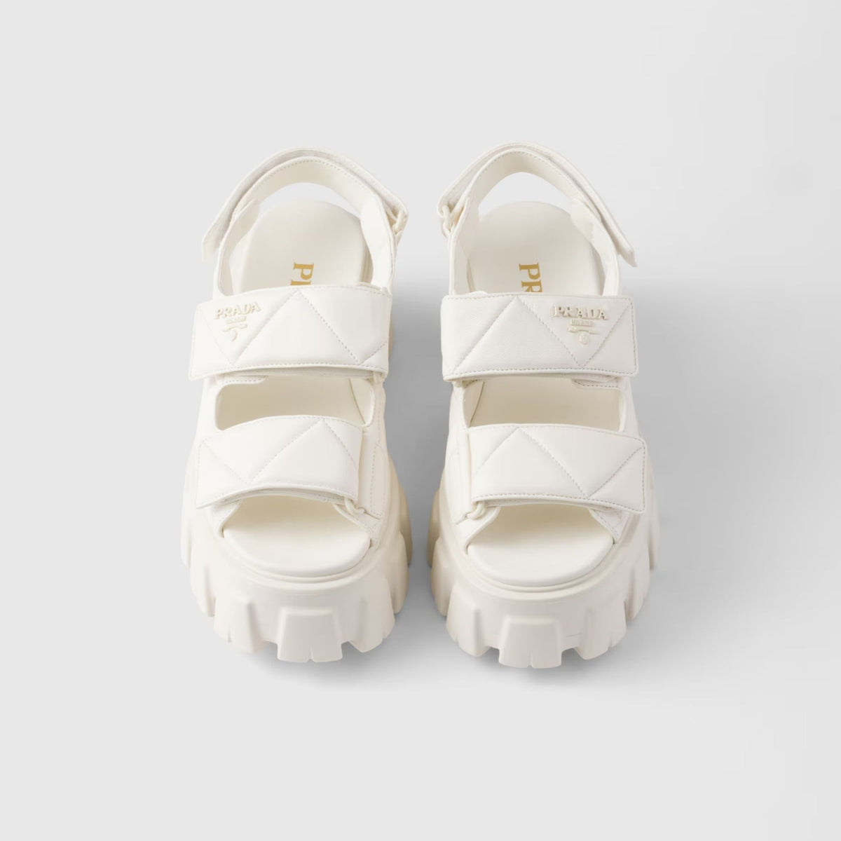 Monolith Nappa Lambskin Leather Sandals