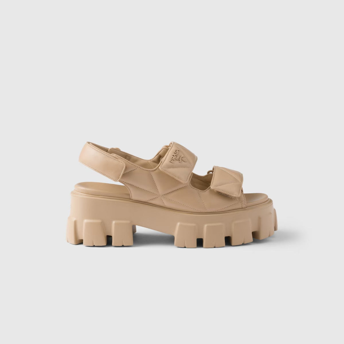 Monolith Nappa Lambskin Leather Sandals