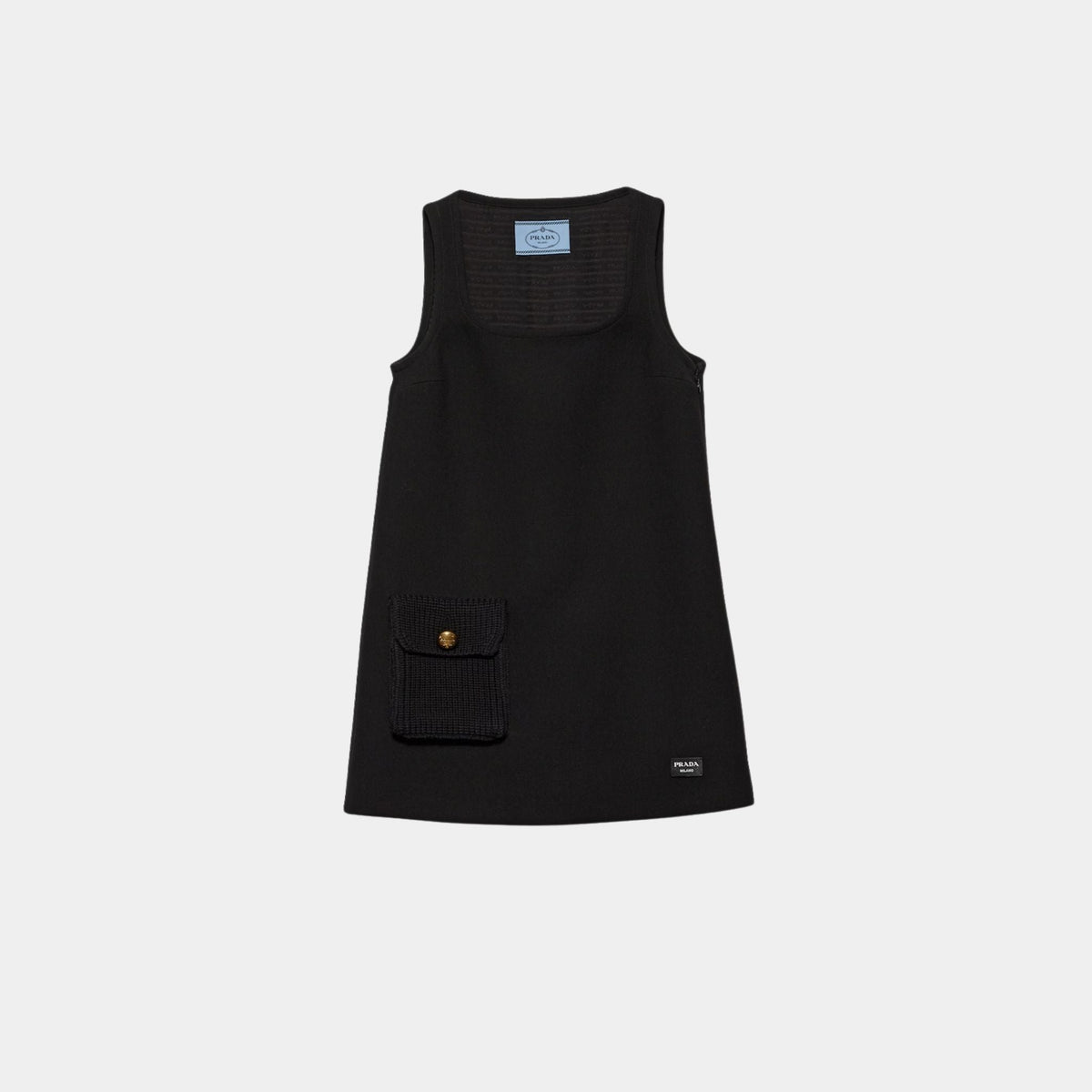 Natté Straight Minidress