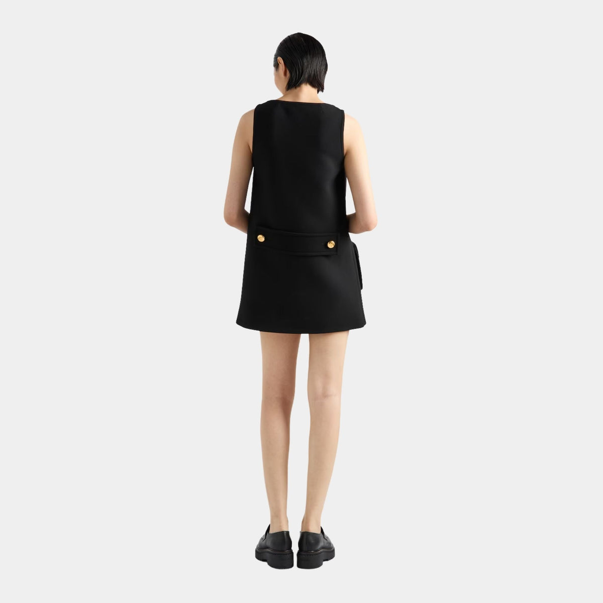 Natté Straight Minidress