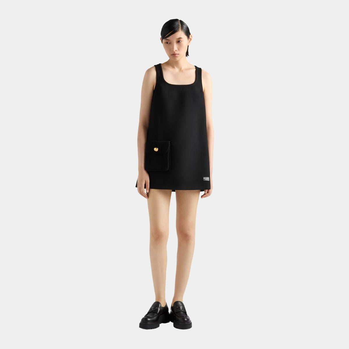 Natté Straight Minidress