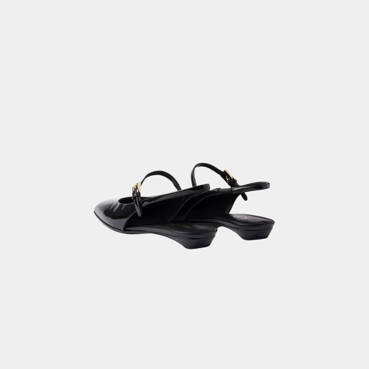 Patent Leather Slingback Ballerinas