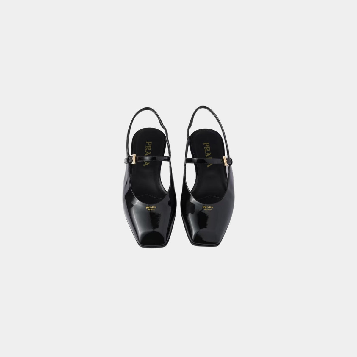 Patent Leather Slingback Ballerinas