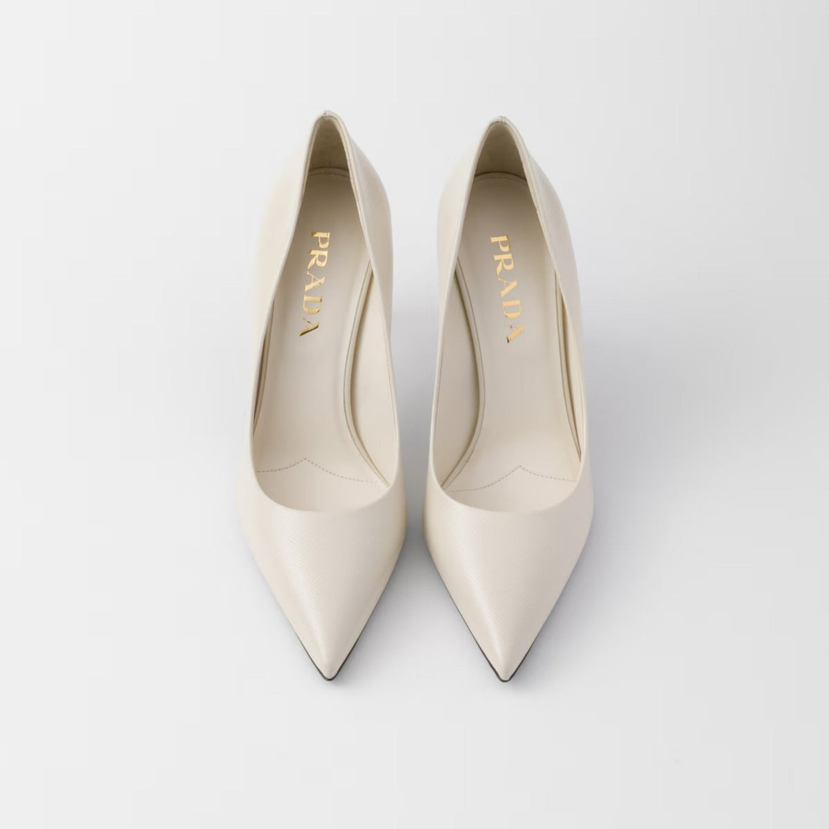 Patent Saffiano Leather Pumps