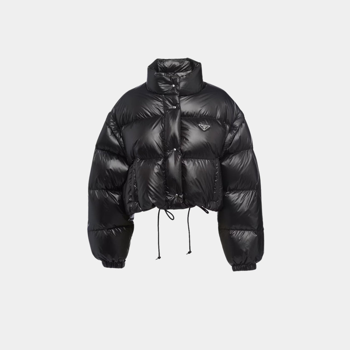 Re-Nylon Cropped Convertible Down Jacket