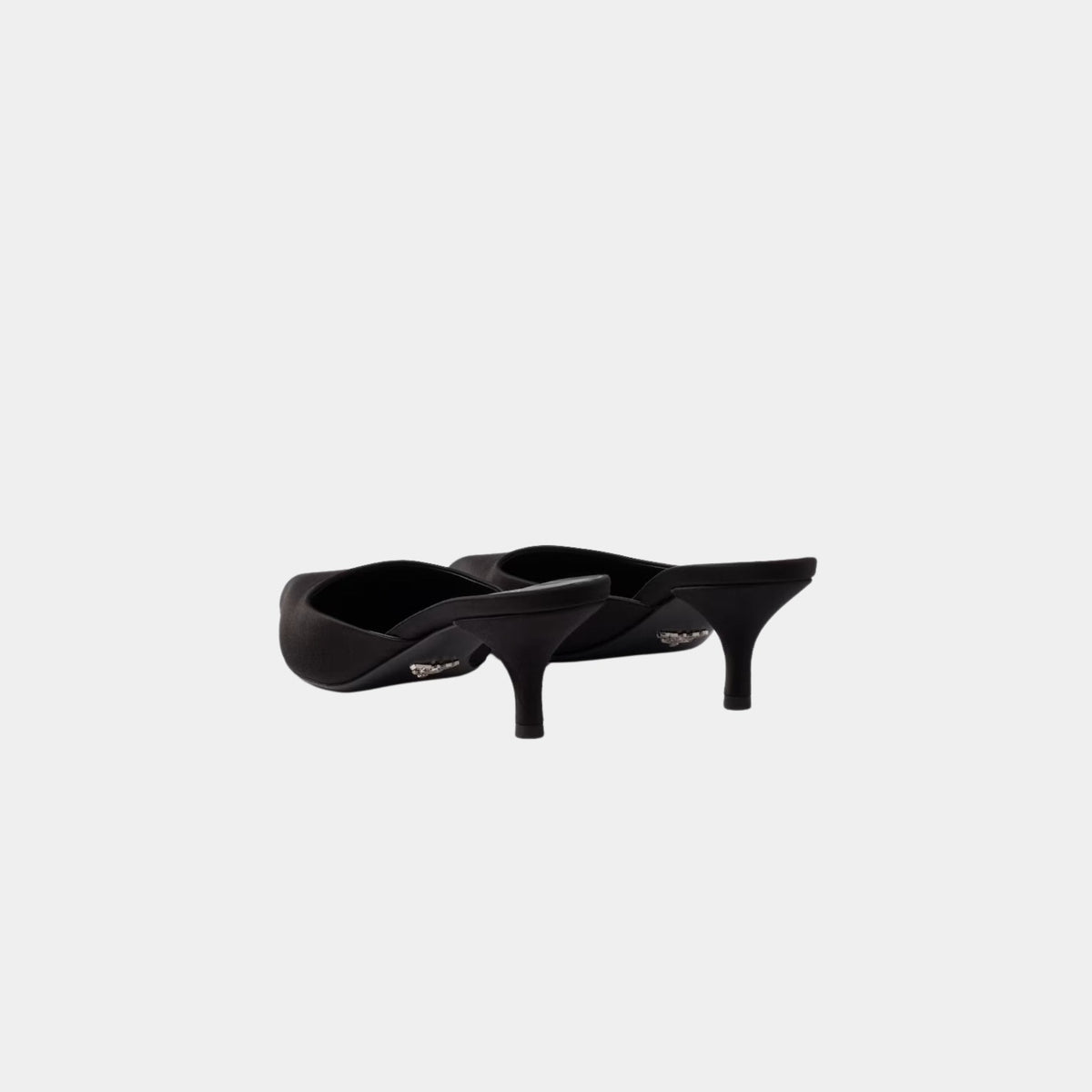 Satin Mules Silk Viscose