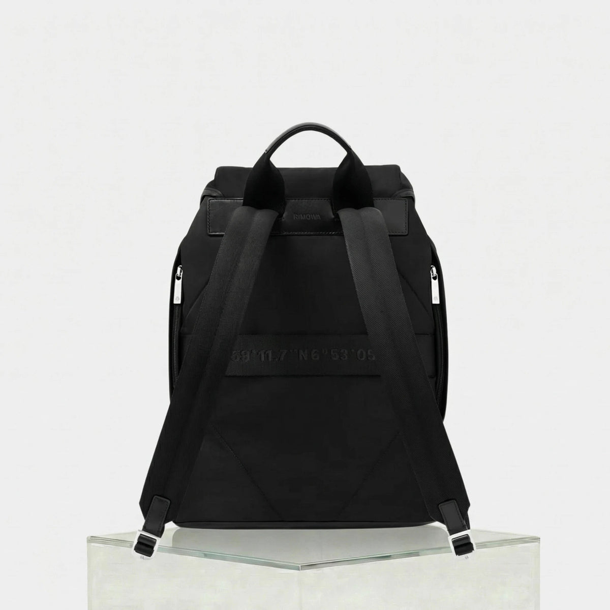 Signature Nylon Flap Backpack Large