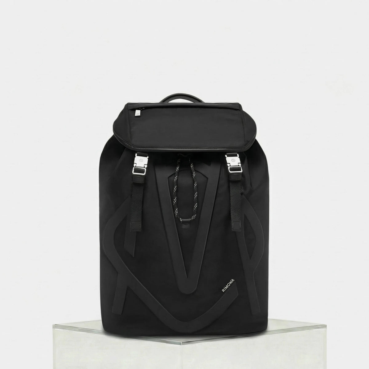 Signature Nylon Flap Backpack Large