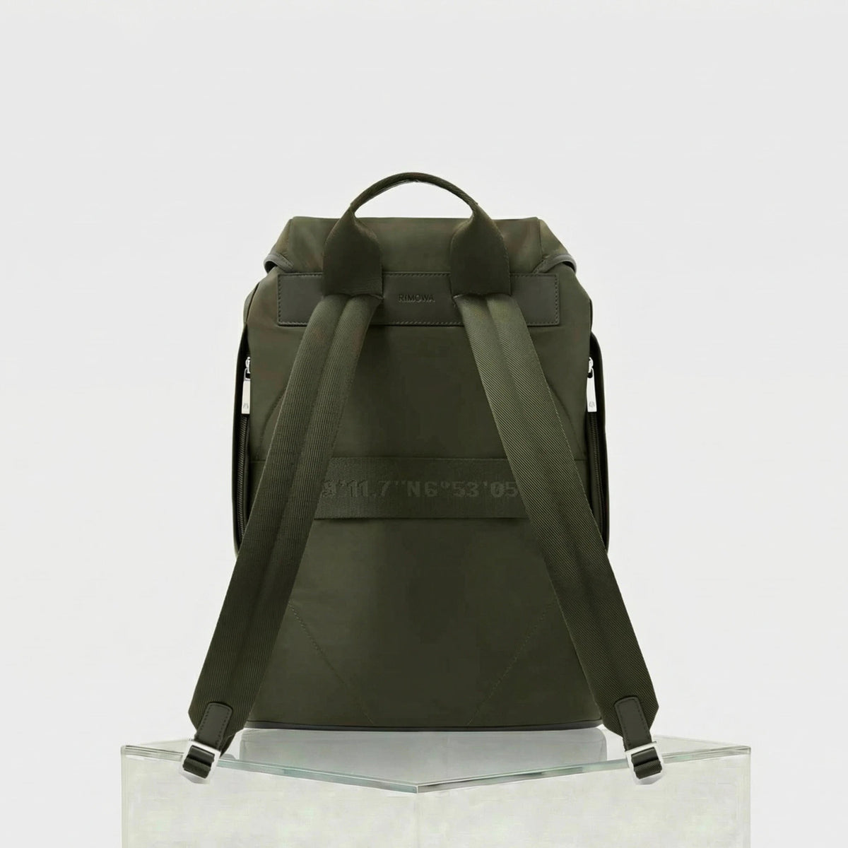 Signature Nylon Flap Backpack Large
