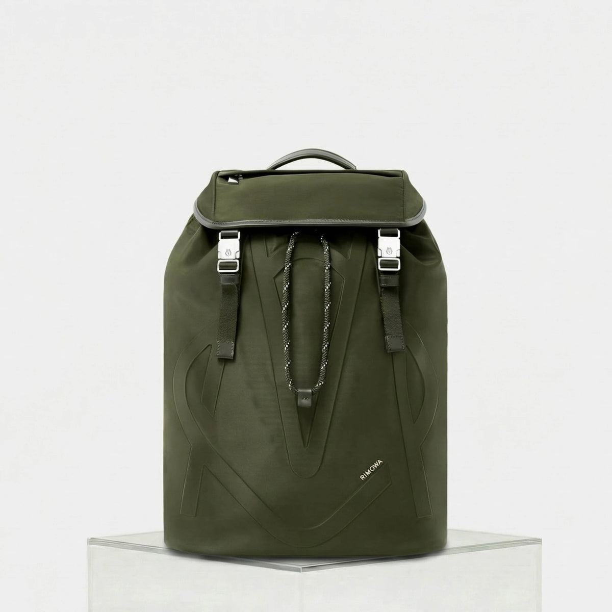 Signature Nylon Flap Backpack Large