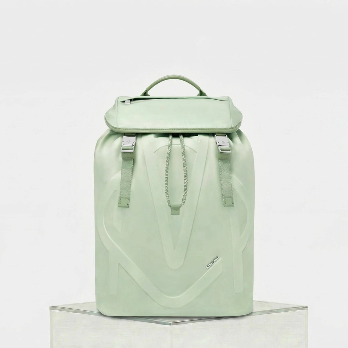 Signature Nylon Flap Backpack Large