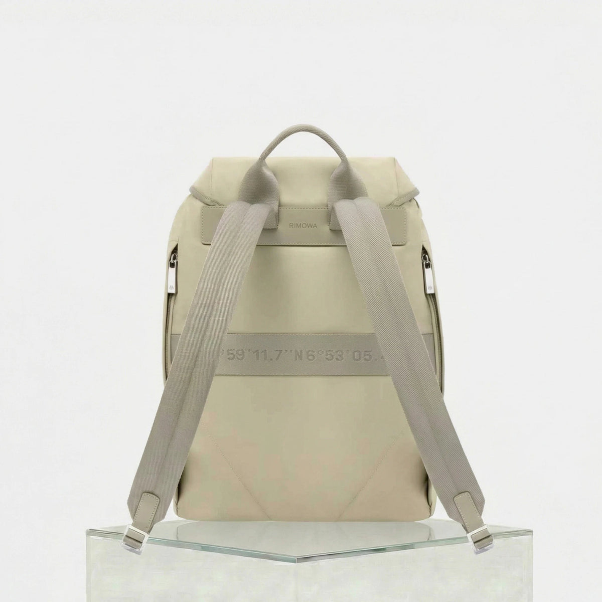 Signature Nylon Flap Backpack Large