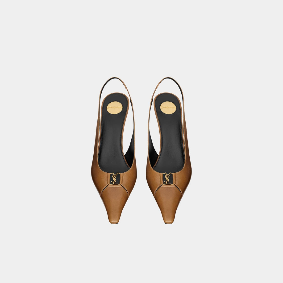 Babylone Breteuil Slingback Pumps Smooth Leather
