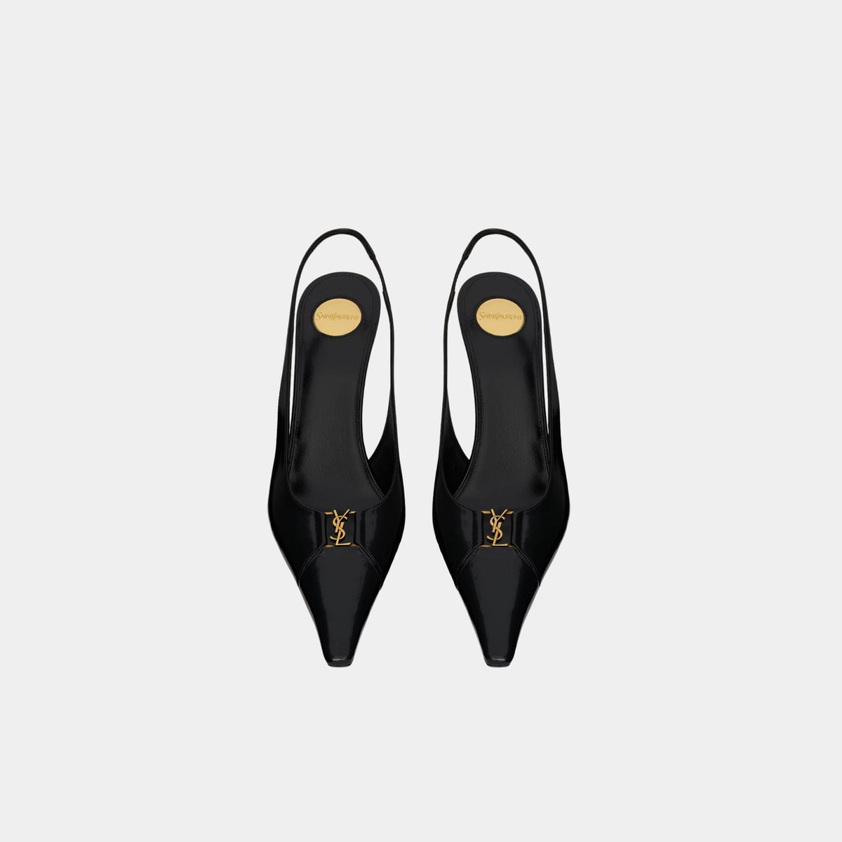 Babylone Breteuil Slingback Pumps Smooth Leather